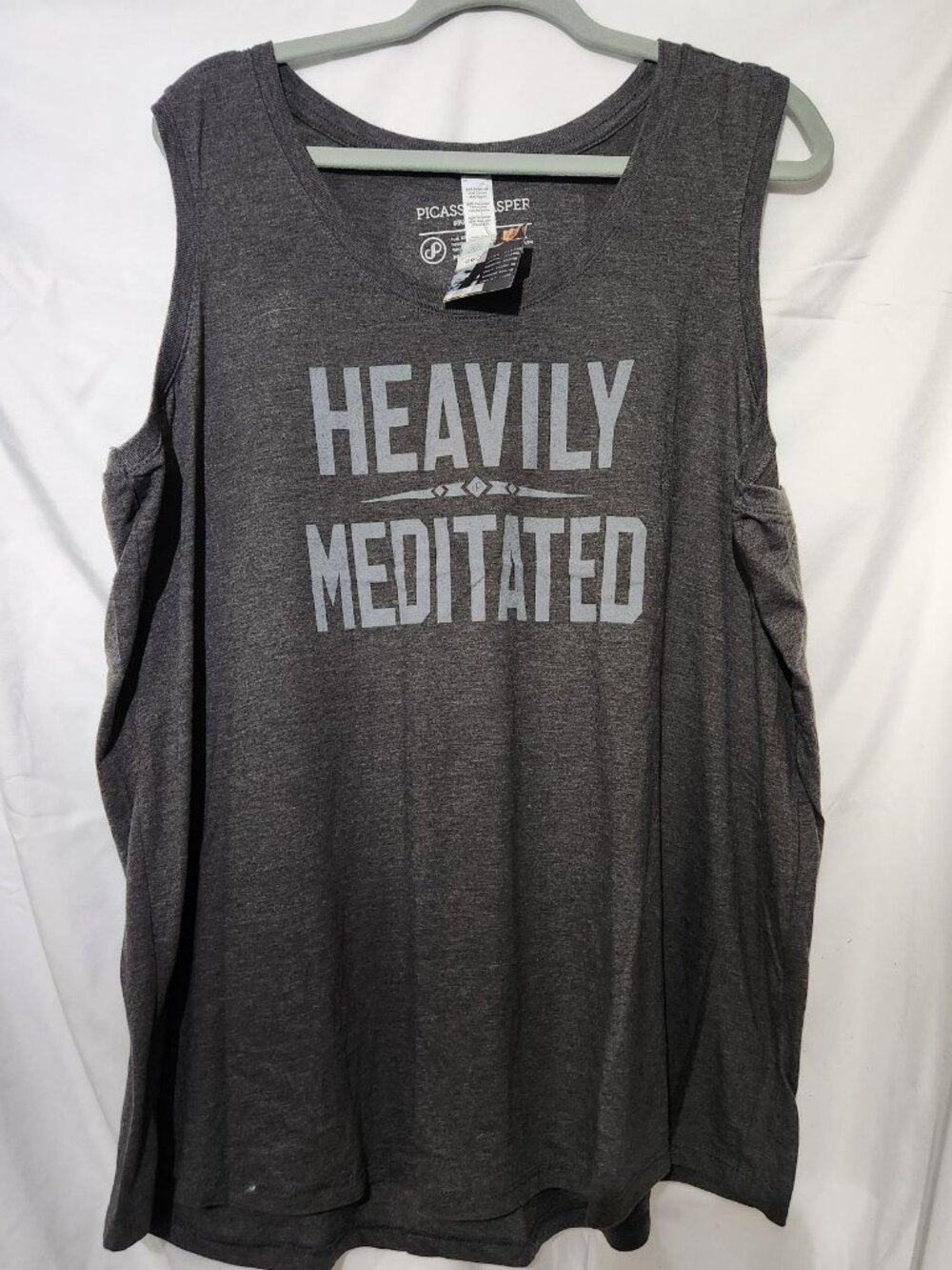 NWT Picasso Jasper Heavily Meditated Graphic Tank Top 4XL